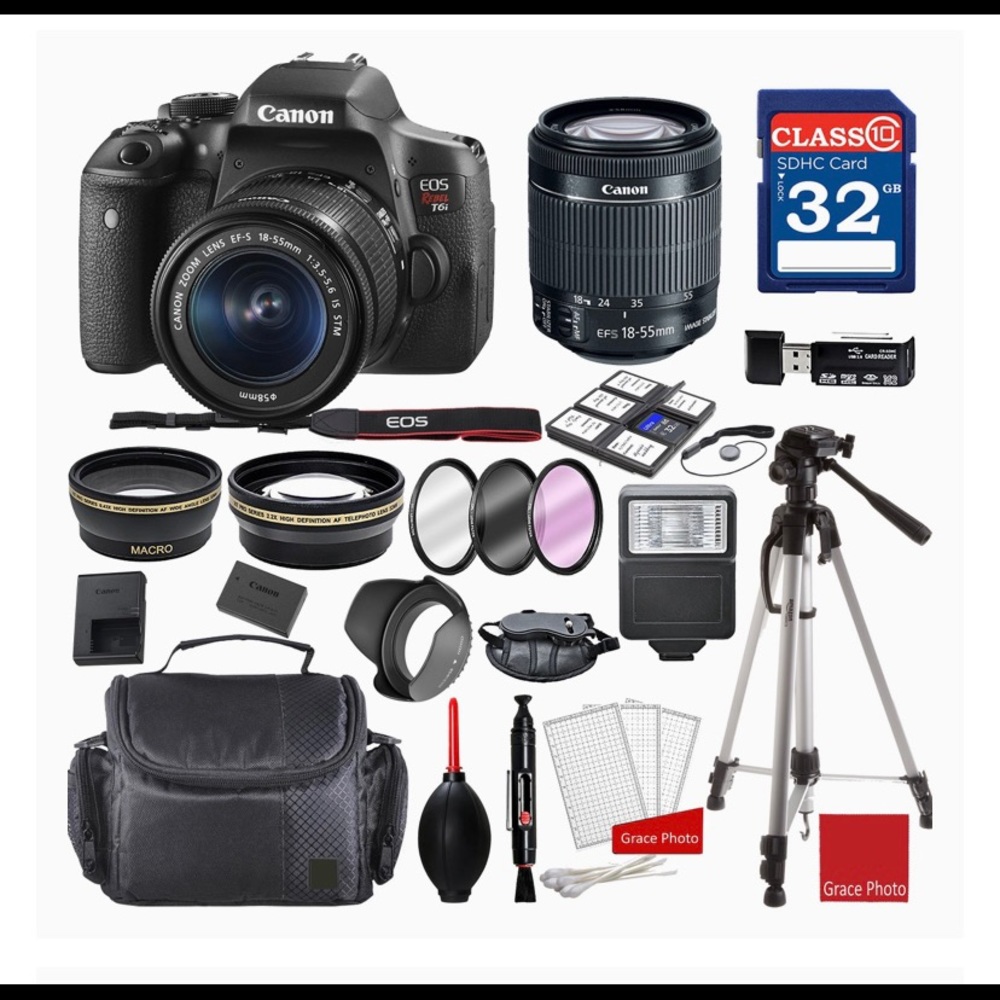 Canon EOS Rebel T6i DSLR Camera